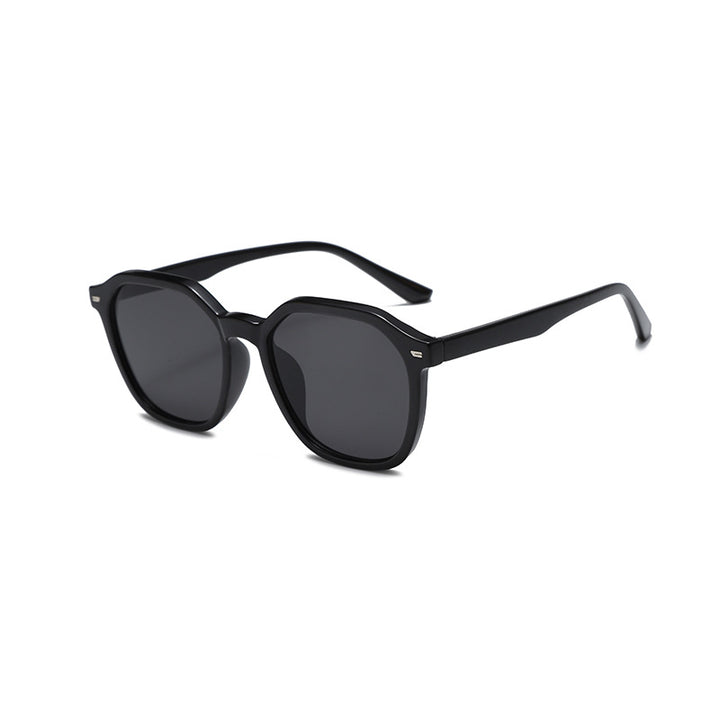 Damen stilvolle Sonnenbrille im modernen Polygonalen Design Karnz