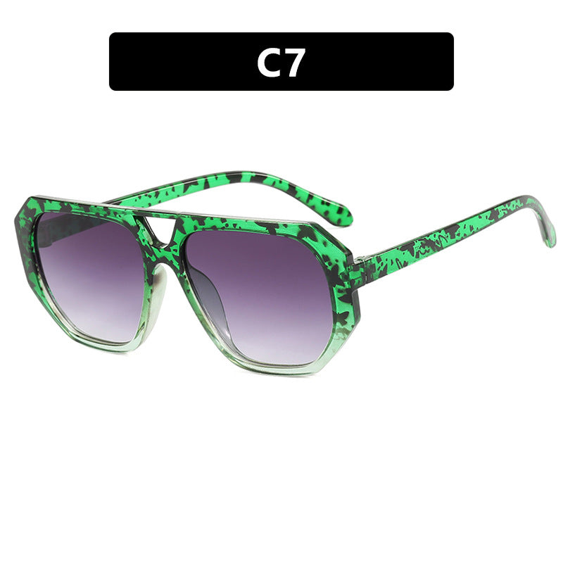 Damen Sonnenbrille im modischen Hexagon-Design mit UV-Schutz Karnz