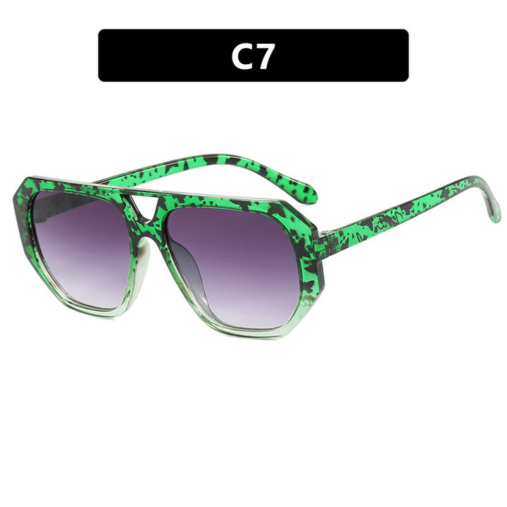Damen Sonnenbrille im modischen Hexagon-Design mit UV-Schutz Karnz