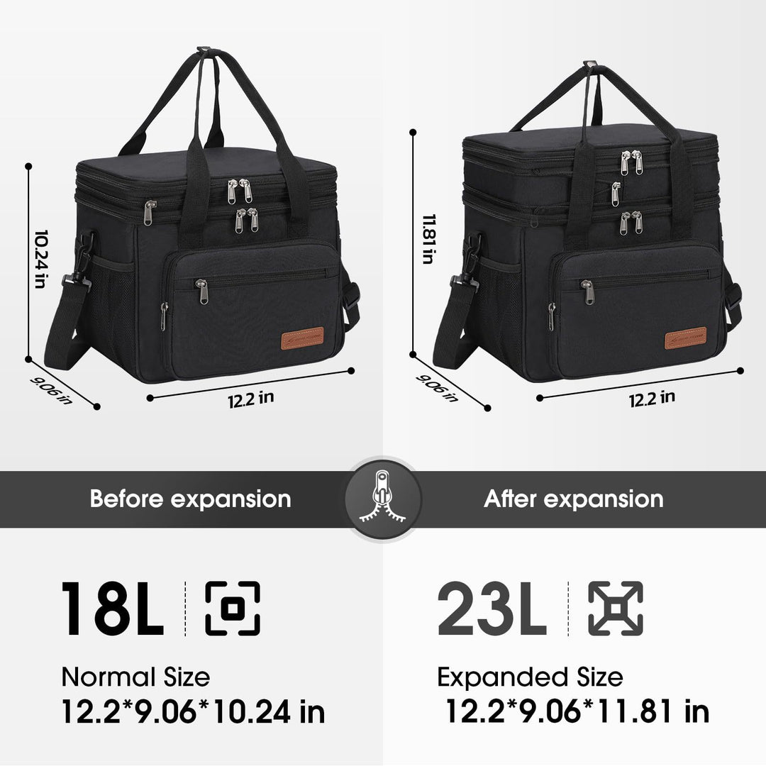Damen Isolierte Picknick- und Lebensmittel-Tasche Karnz