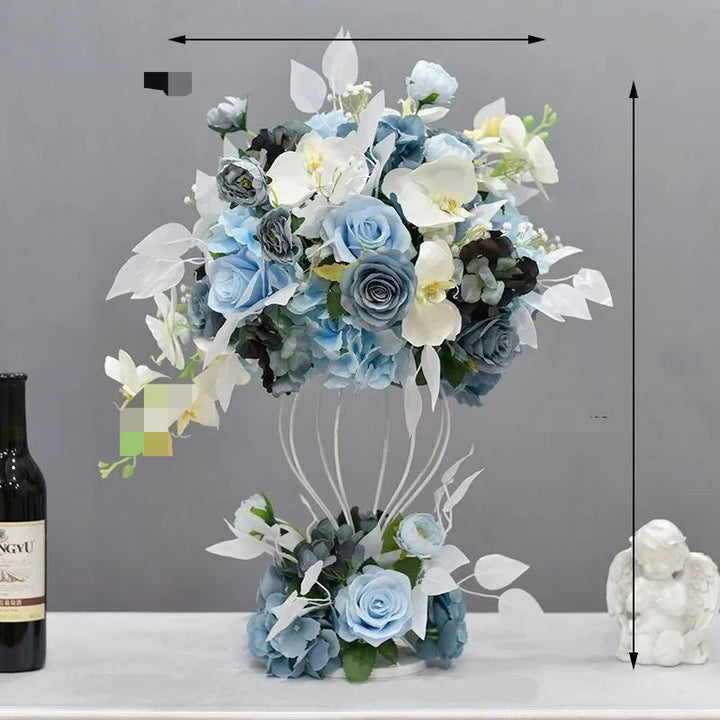 Elegante dekorative florale Tischdekoration