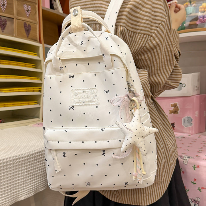 Stylischer gepunkteter Rucksack Karnz