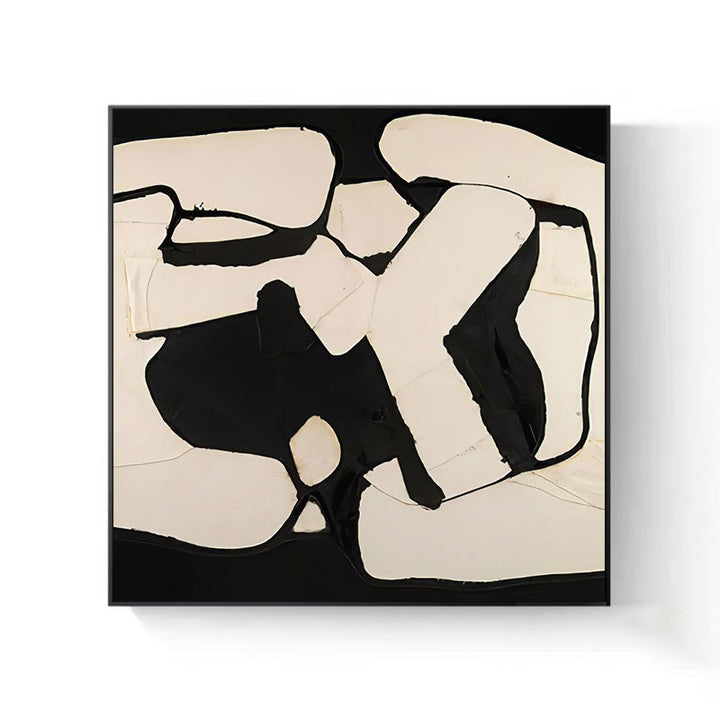 Abstrakte Pinselstrich Leinwand Wandkunst