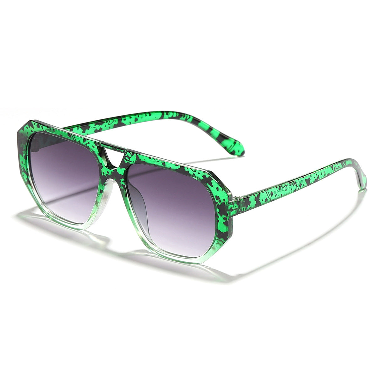 Damen moderne Sonnenbrille im auffälligen Oktagon-Design Karnz