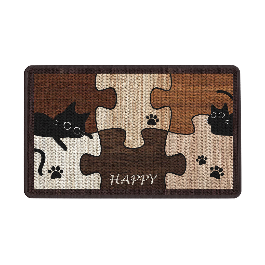 Puzzle Cat Themen Fußmatte