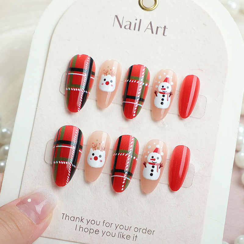 Festliches Thema Press-On Nagelkunst Set Karnz 1790636706