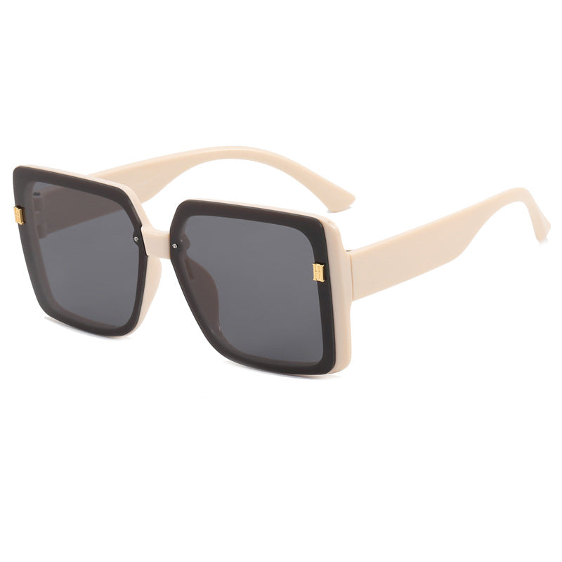 Damen trendige oversized quadratische Sonnenbrille Karnz