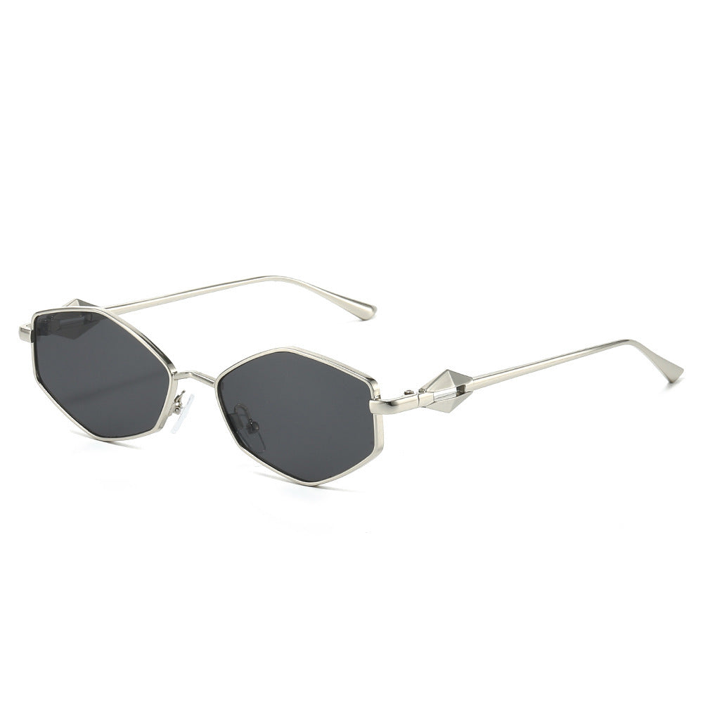 Chic geometrische Rahmen Sonnenbrillen Karnz