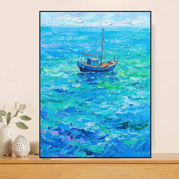 Maritimes Seeland Leinwandkunst Karnz