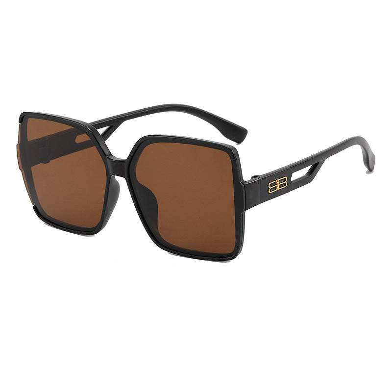 Damen Oversized Sonnenbrille mit markantem eckigem Design Karnz