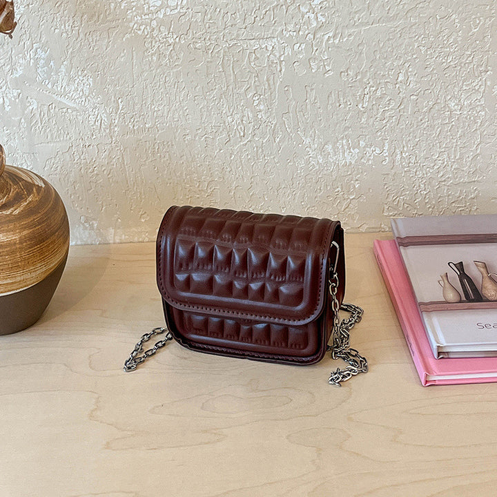 Texturiert gesteppte Mini-Crossbody-Tasche Karnz
