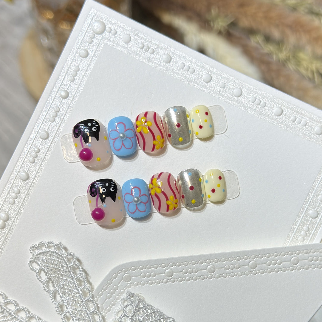 Verspielt Nagelkunst Set Karnz