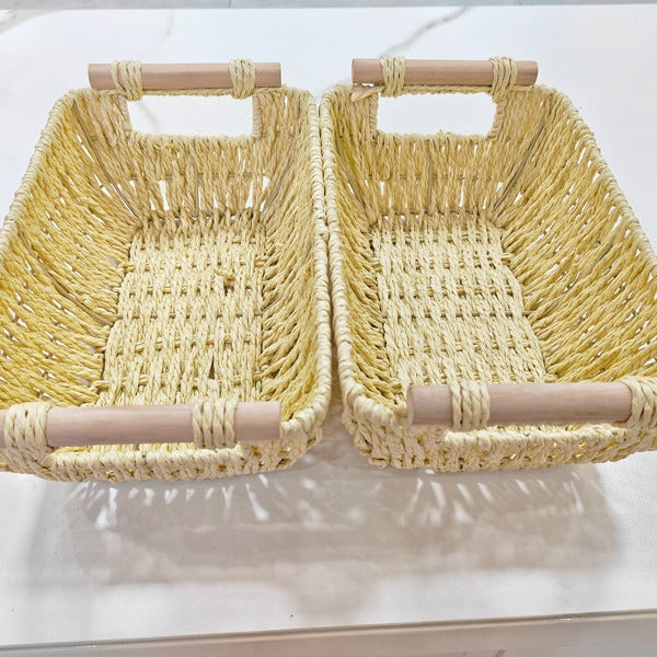 Stylische handgewebte Aufbewahrungskorb Karnz