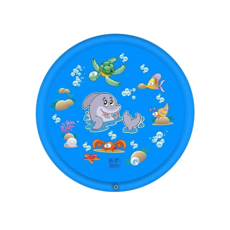 Unisex Spritz- und Planschmatte mit alphabetischem Design Karnz
