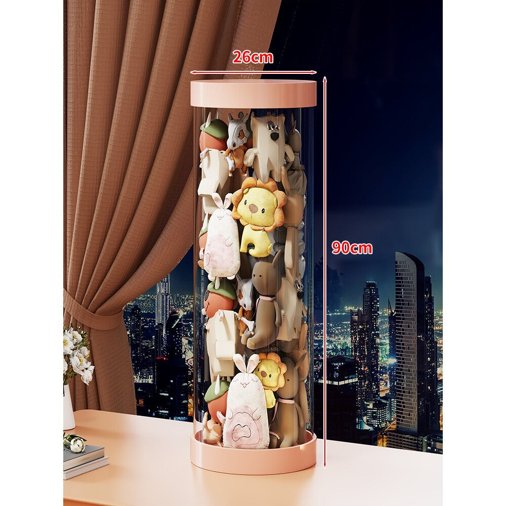 Hohe klare Acryl-Plüschspielzeug-Display-Turm-Organizer