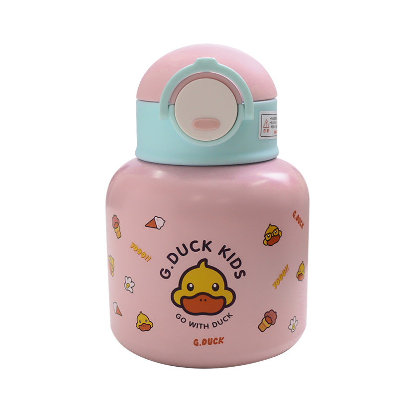 Damen Isolierte Trinkflasche mit praktischem Tragegurt und kinderfreundlichem Design Karnz