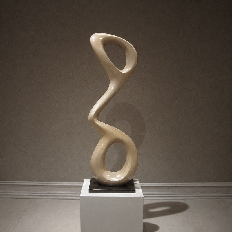Abstrakte dekorative Schleifen Skulptur