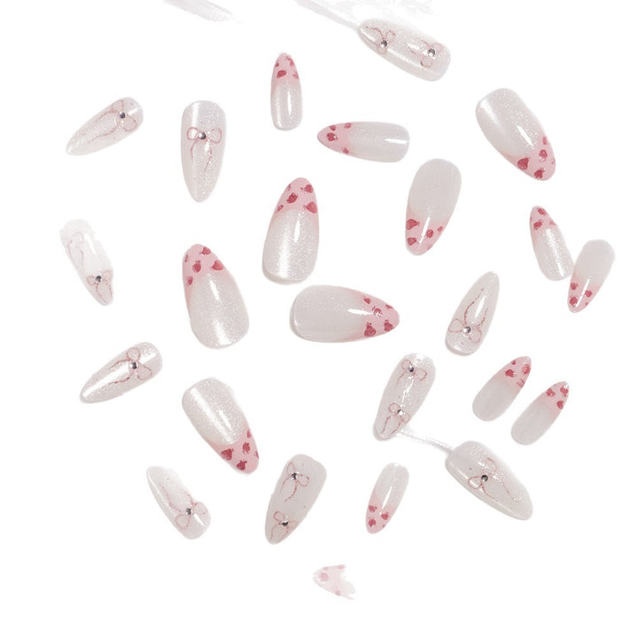 Künstlerisches dekoratives Press-On-Nagelset Karnz