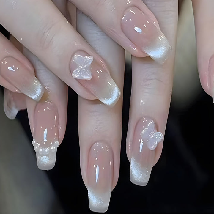 Kunstnagelset mit elegantem Glitter-Finish Karnz