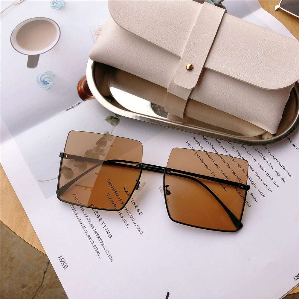 Modische Übergroße Quadratische Sonnenbrille Karnz