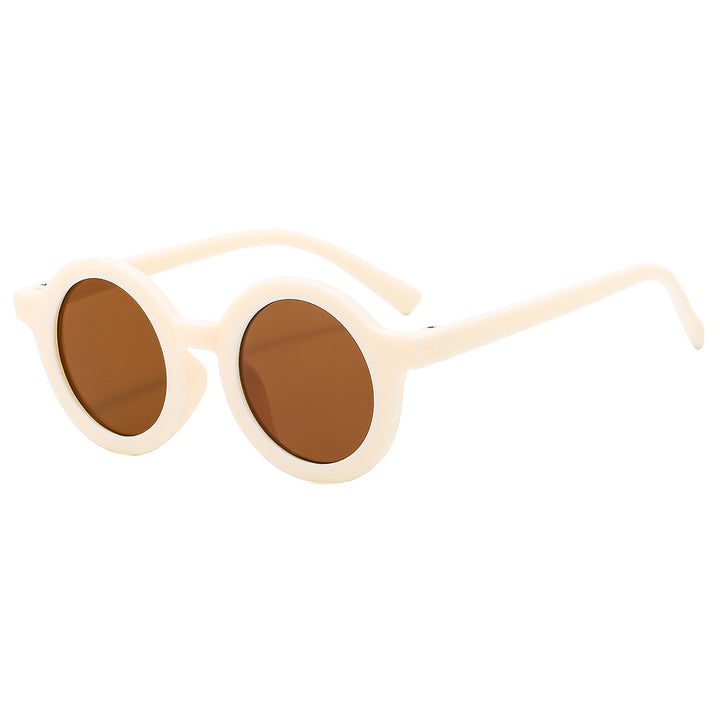 Damen ausgefallene runde Sonnenbrille Karnz
