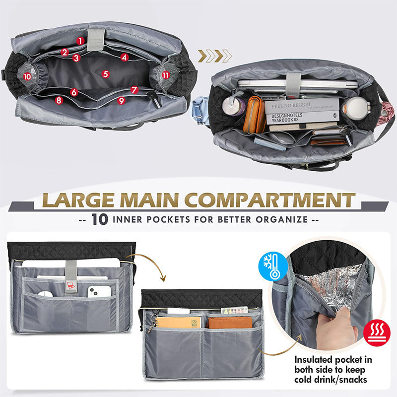 Elegante Strukturierte Handtasche Karnz