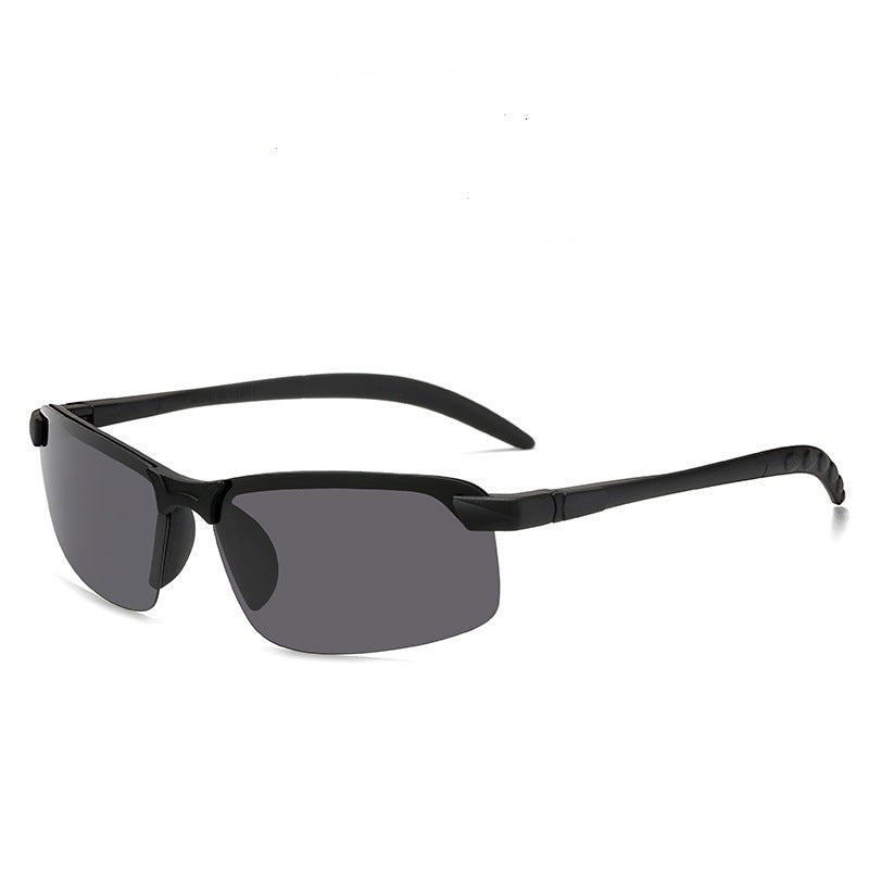 Herren Sportliche Sonnenbrille mit polarisierten Gläsern und flexiblem Rahmen Karnz