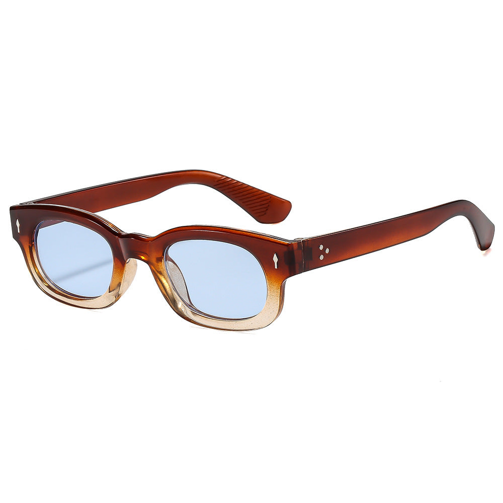 Damen modische Sonnenbrille im trendigen Quadratrohrdesign Karnz