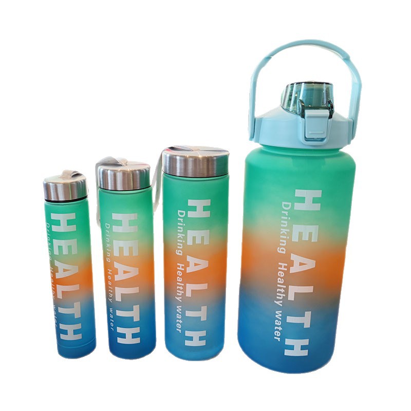 Damen isolierte Sporttrinkflasche mit ergonomischem Griff und auslaufsicherem Deckel Karnz