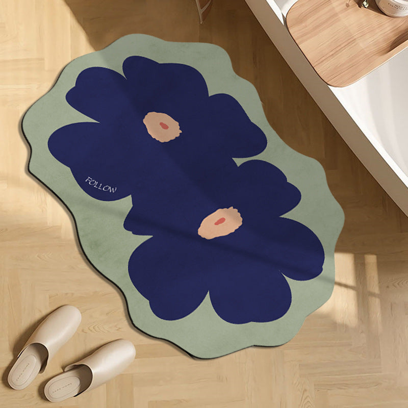 Spaß Blumenmuster Indoor Matte