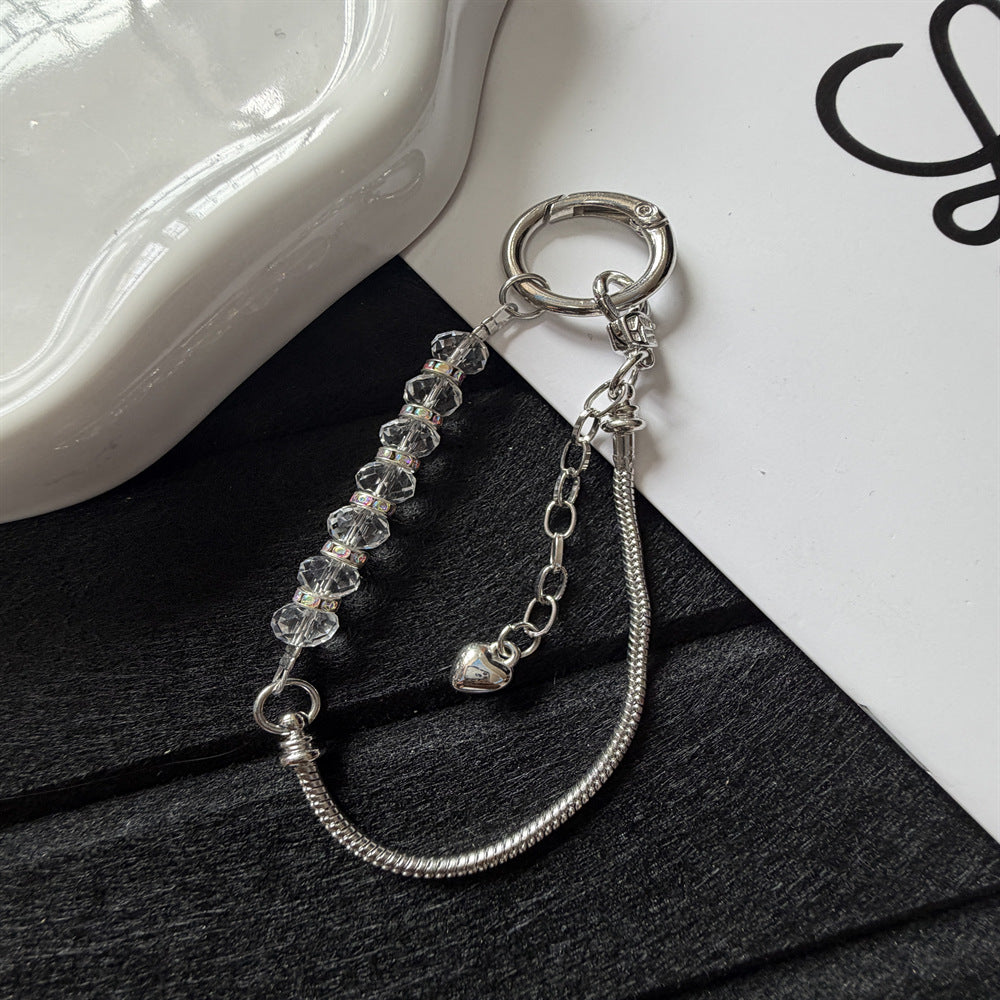 Eleganter Perlen Charm Schlüsselanhänger Karnz 1790134943