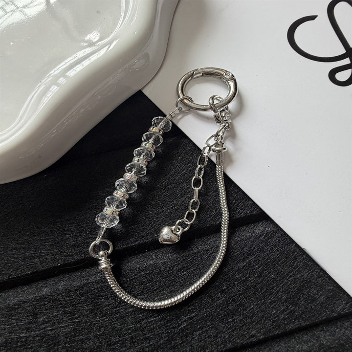Eleganter Perlen Charm Schlüsselanhänger Karnz 1790134943