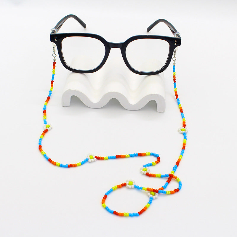 Floral Beaded Eyewear Chain Karnz