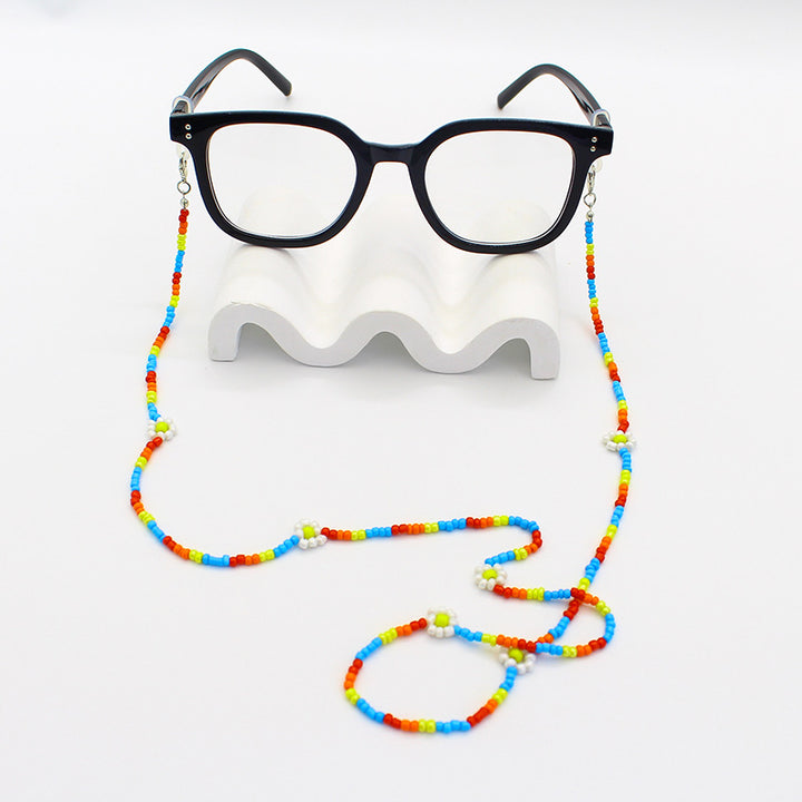 Floral Beaded Eyewear Chain Karnz