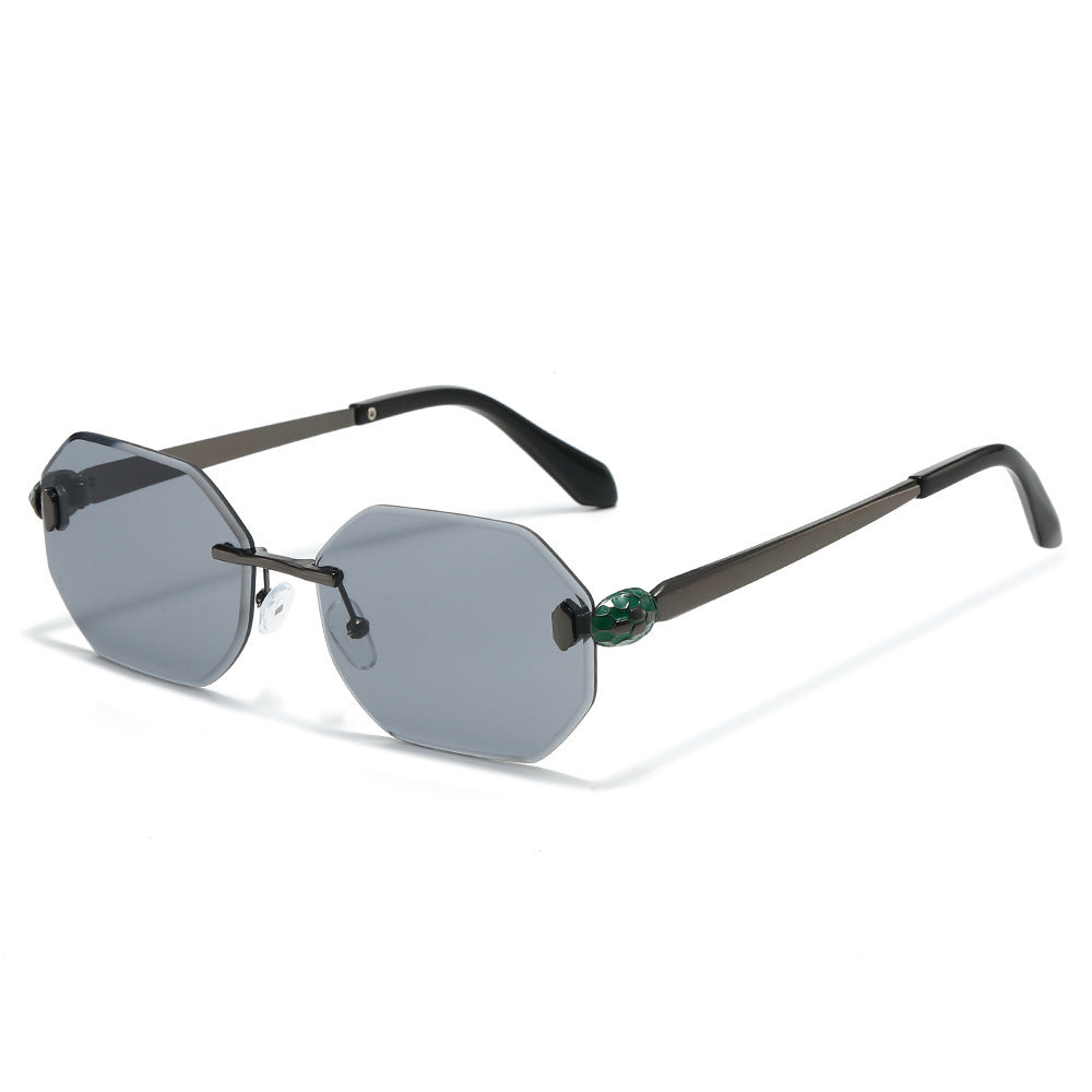 Avant-Garde Geometric Sonnenbrille Karnz