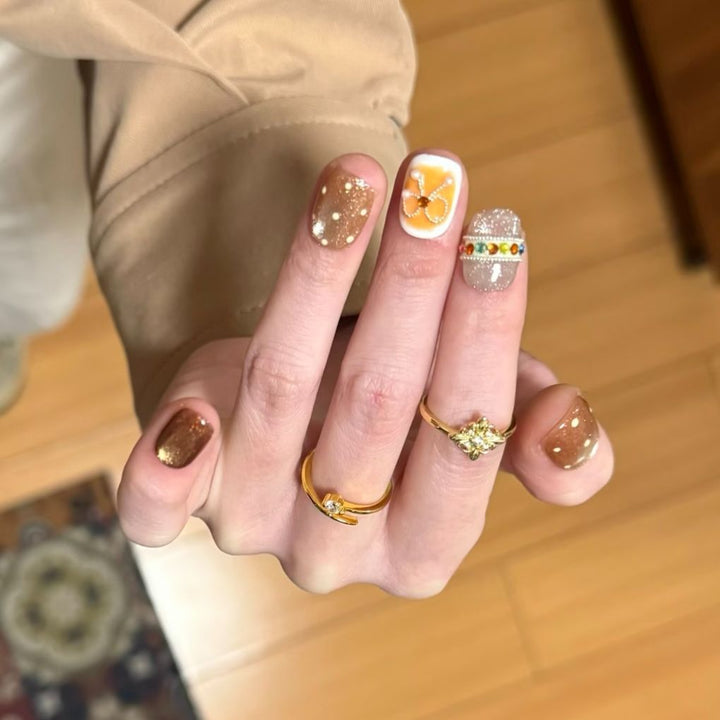 Dekoratives Nagelkunstdesign