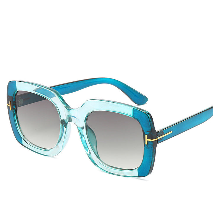 Oversized Mode Sonnenbrille mit verlaufenden Gläsern Karnz