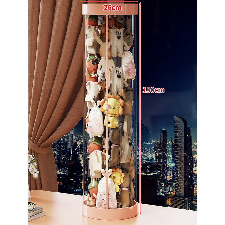 Hohe klare Acryl-Plüschspielzeug-Display-Turm-Organizer