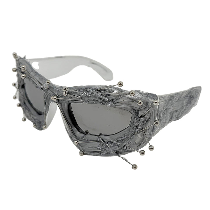 Damen Kreative Design-Sonnenbrille mit innovativem Akzent Karnz