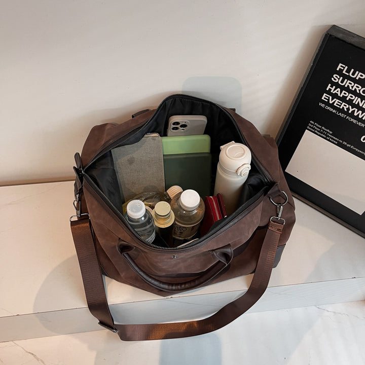 Modern Leder Duffel Tasche