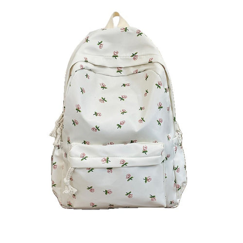 Blumenmuster Rucksack