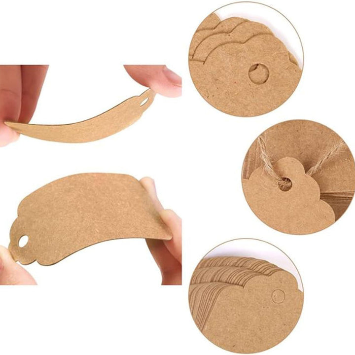Umweltfreundliche Kraftpapier-Hangtags Karnz