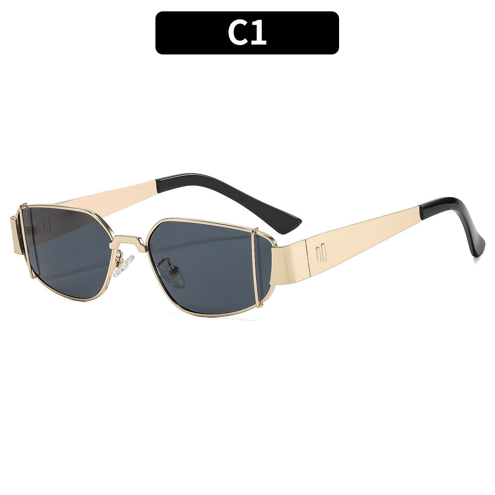 Damen Designer-Sonnenbrille im modernen, kantigen Stil Karnz