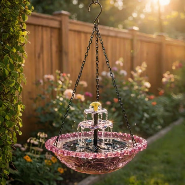 Dekorative Hängende Vogelbadewanne Brunnen Karnz
