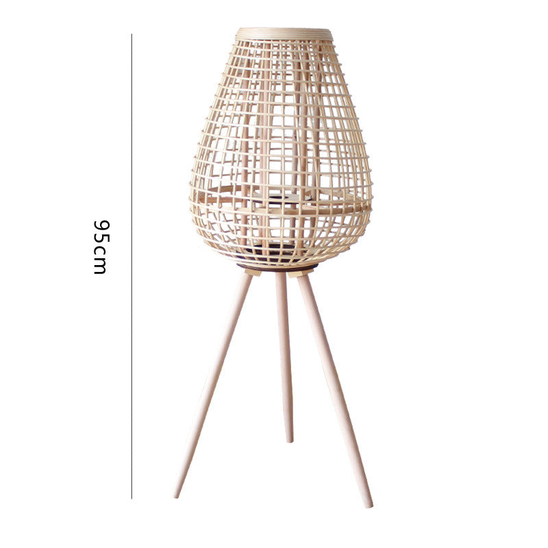 Dekorative Rattan-Laterne Karnz