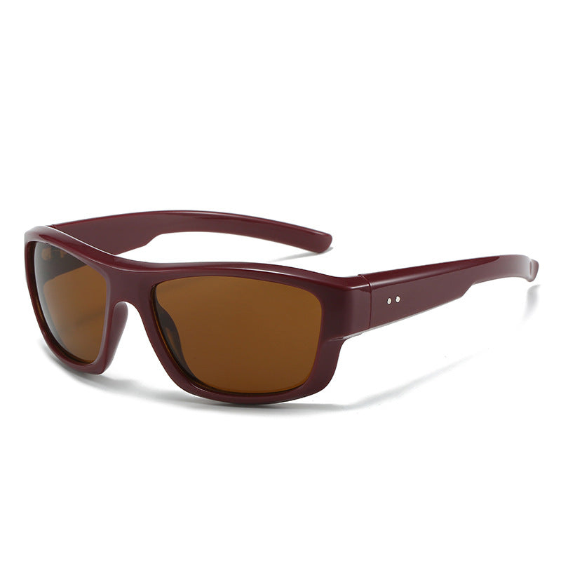 Damen Sport-Sonnenbrille mit robustem Rahmen und UV-Schutz Karnz