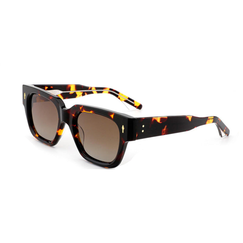 Damen modische Sonnenbrille mit hochwertigem Rahmen und seitlichen Akzenten Karnz
