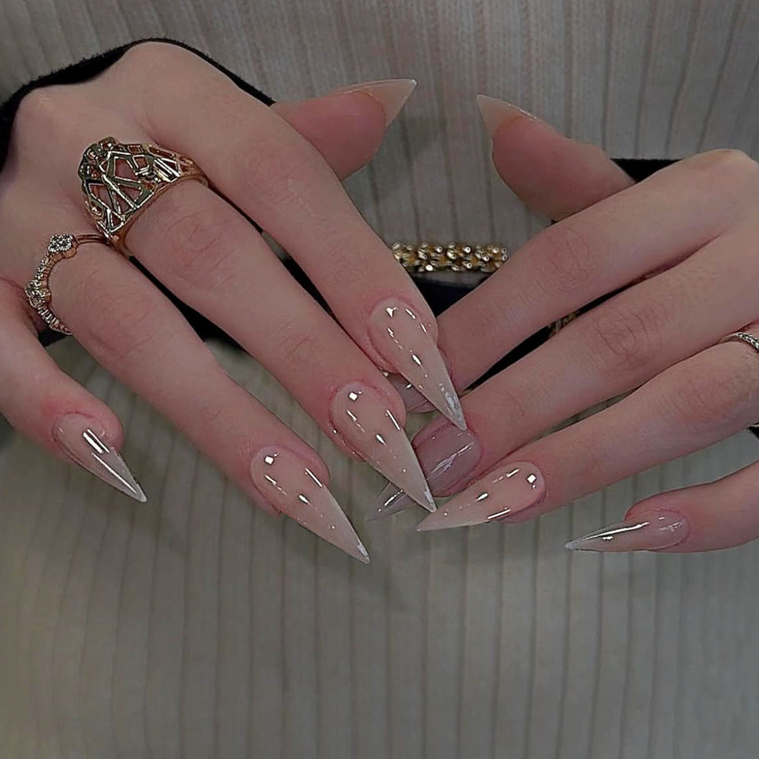 Elegante Stiletto Acryl-Nagelkunst Verlängerungen Karnz 1789713373