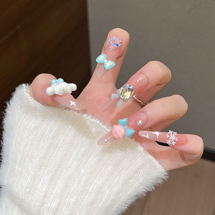 Dekoratives 3D Charakter Nail Art Set Karnz