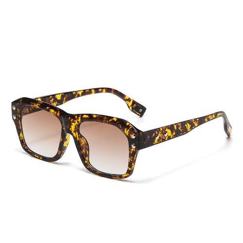 Chunky Übergroße Quadratische Sonnenbrille